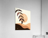 Botanical Leaf Boho Abstract Acrylic Print