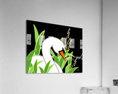 White Swan Acrylic Print