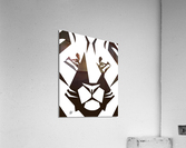Geometric Lion Portrait Acrylic Print