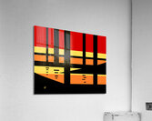 Sunset Landscape Geometric Abstract Acrylic Print