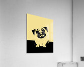 Stylized Pug Art Acrylic Print