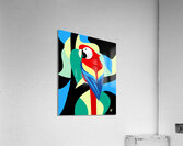Abstract Scarlet Macaw Acrylic Print