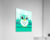 Cute Owl Vector cartoon Acrylic Print
