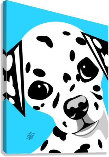 Dalmatian Puppy Canvas Print