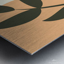 Modern Botanical Abstract Metal print