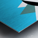 Geometric Chickadee Vector Art Metal print