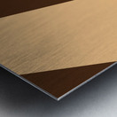 Scattered Triangle Abstract On White Background Metal print