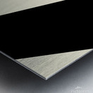 Geometric Abstract Beige Metal print