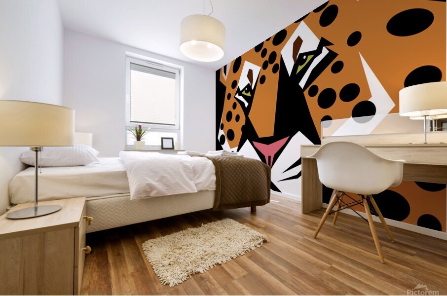 Leopard Mural print