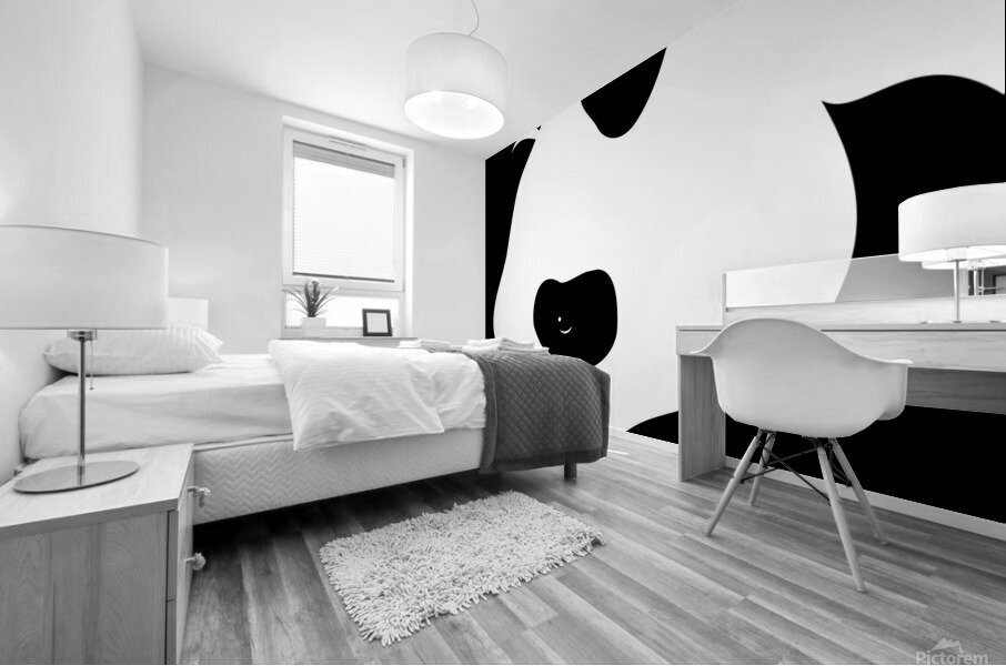 Giant Panda Portrait Mural print