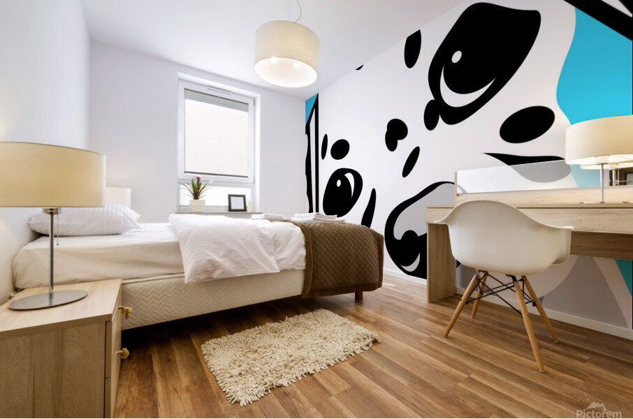 Dalmatian Puppy Mural print
