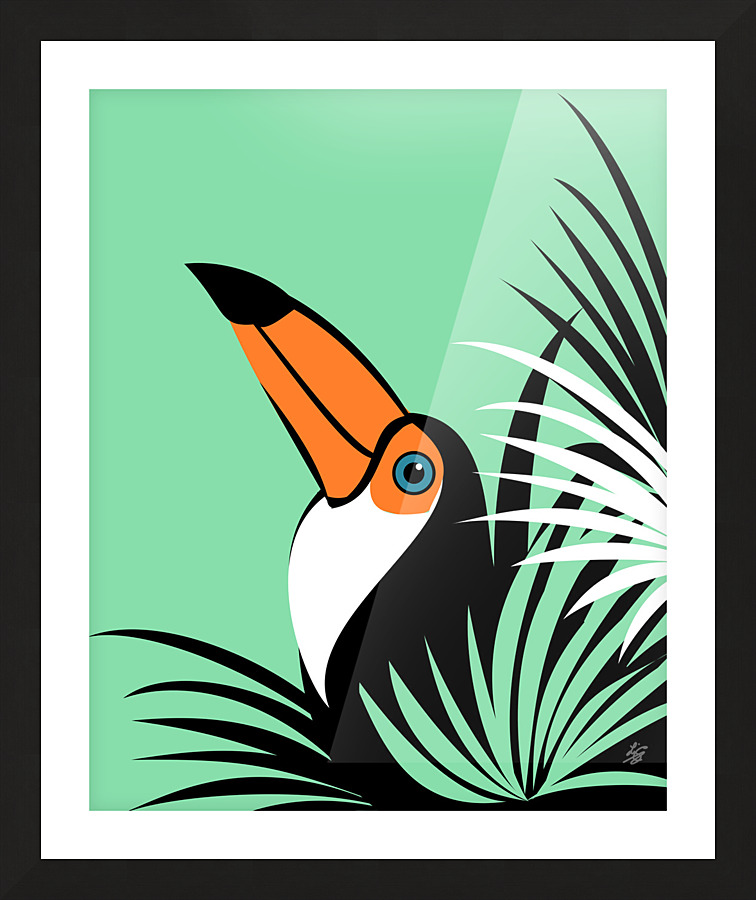 Toco Toucan Picture Frame print