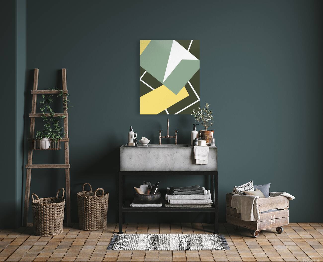 Geometric Abstract Shapes Reproduction