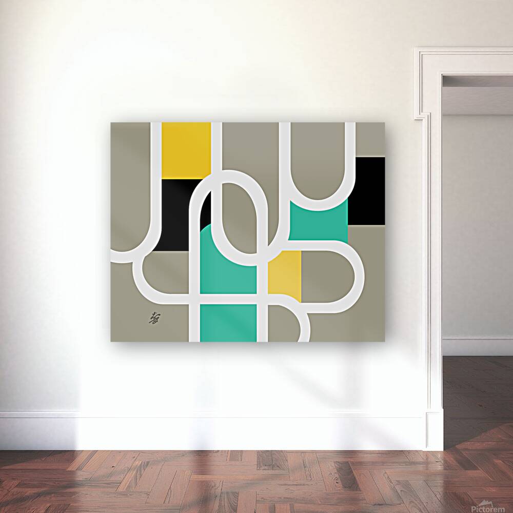 Abstract Block Colors Reproduction