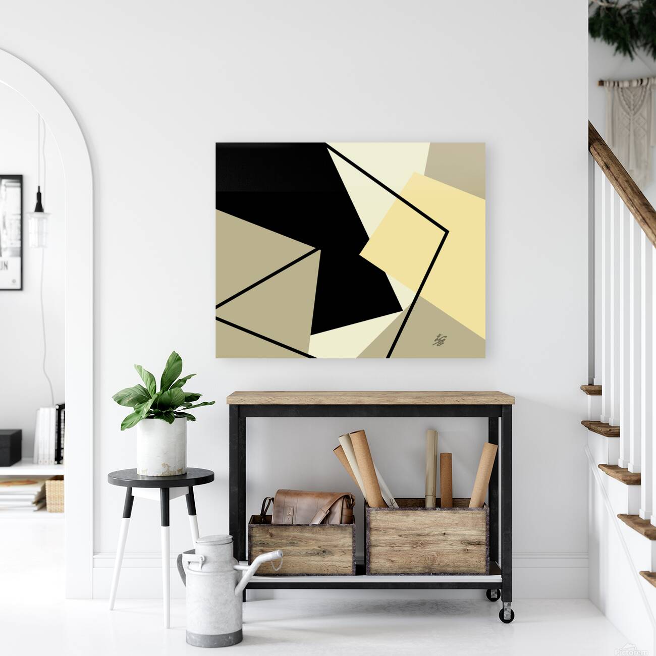 Geometric Abstract Shapes Reproduction