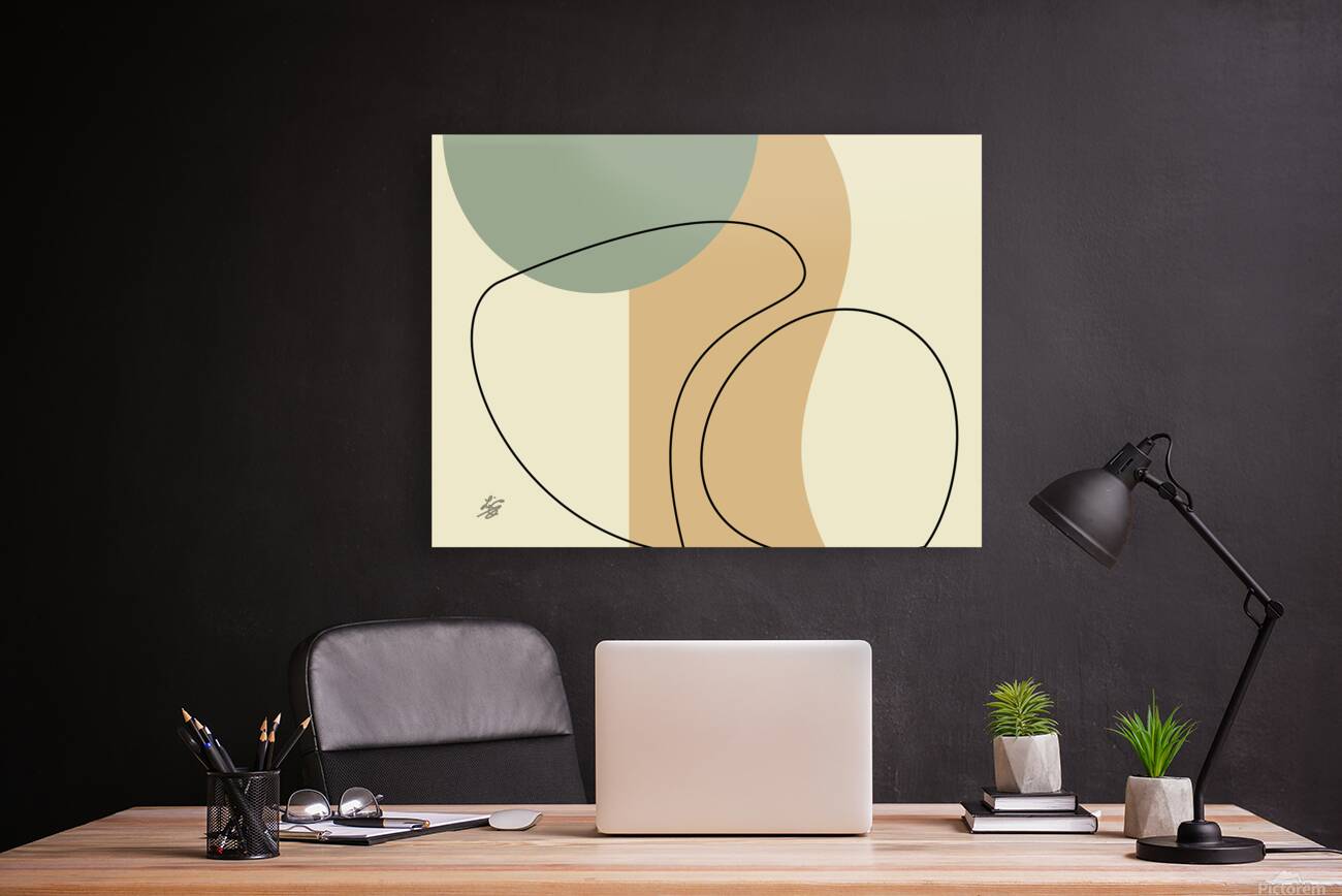 Beige Abstract Reproduction