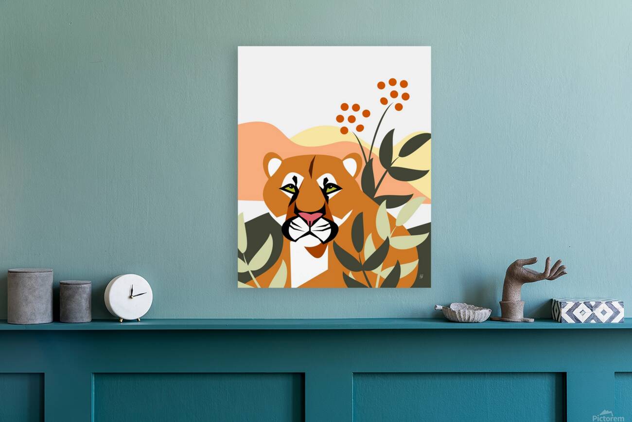Abstract Mountain Lion Reproduction