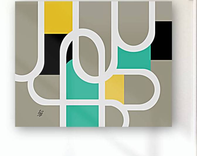 Abstract Block Colors by Liz Cereby