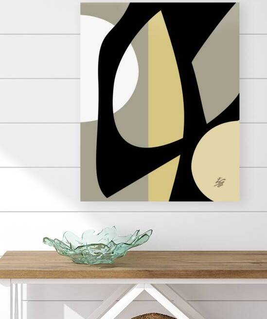 Mid Century Abstract Art by Liz Cereby