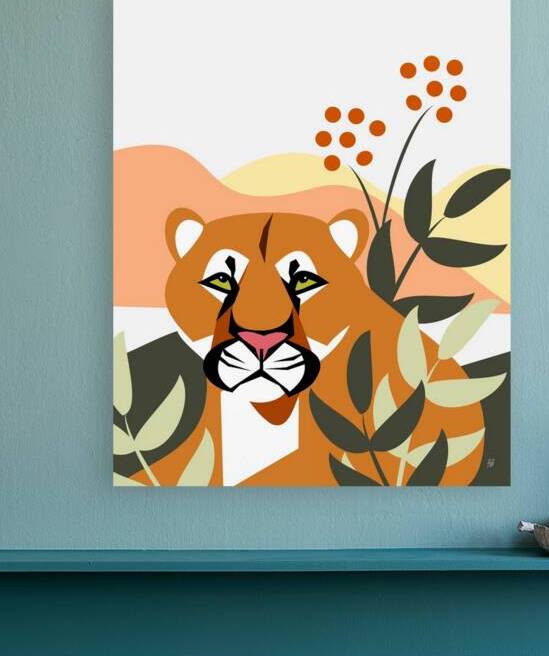 Abstract Mountain Lion Reproduction