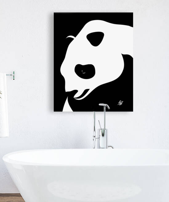 Giant Panda Portrait Reproduction
