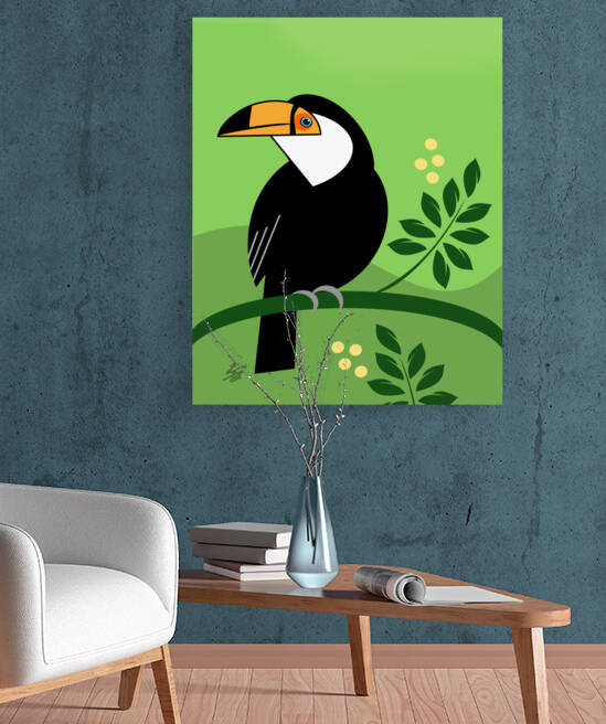 Stylized Toucan by Liz Cereby