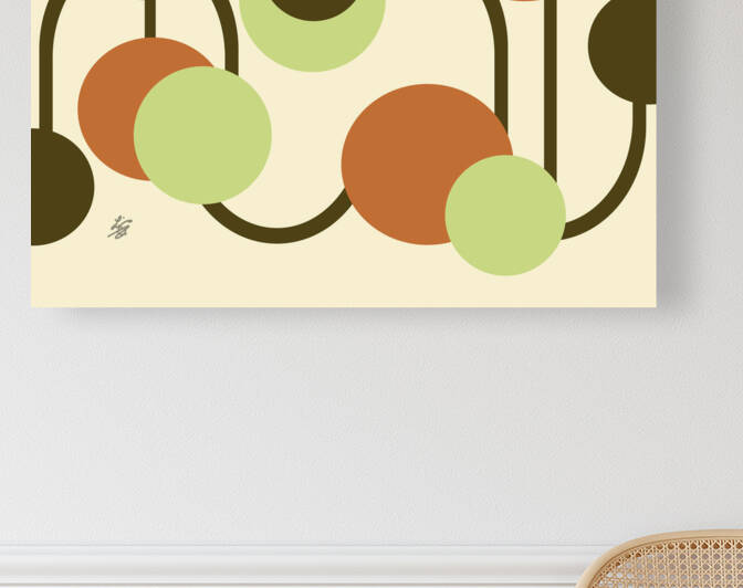 Chandelier Circle Abstract Reproduction
