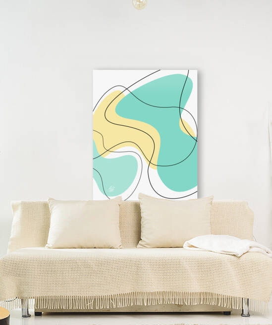 Abstract Thin Line Scribbles by Liz Cereby