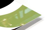 Lime Green Abstract HD Metal print