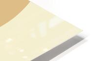 Beige Abstract HD Metal print