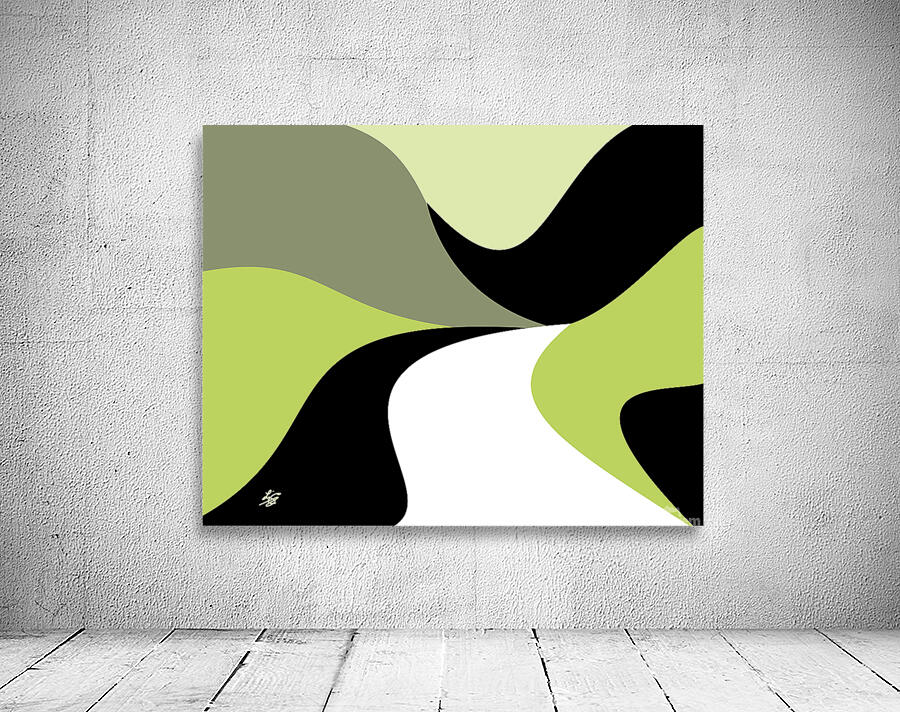 Mountain Road Abstract Wall Preview