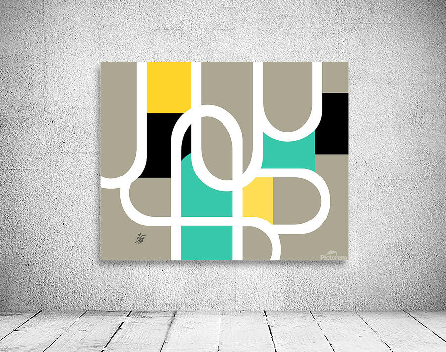 Abstract Block Colors Wall Preview