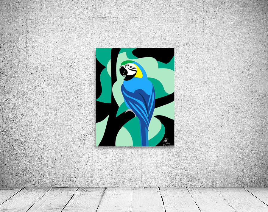 Blue and Yellow Macaw Wall Preview