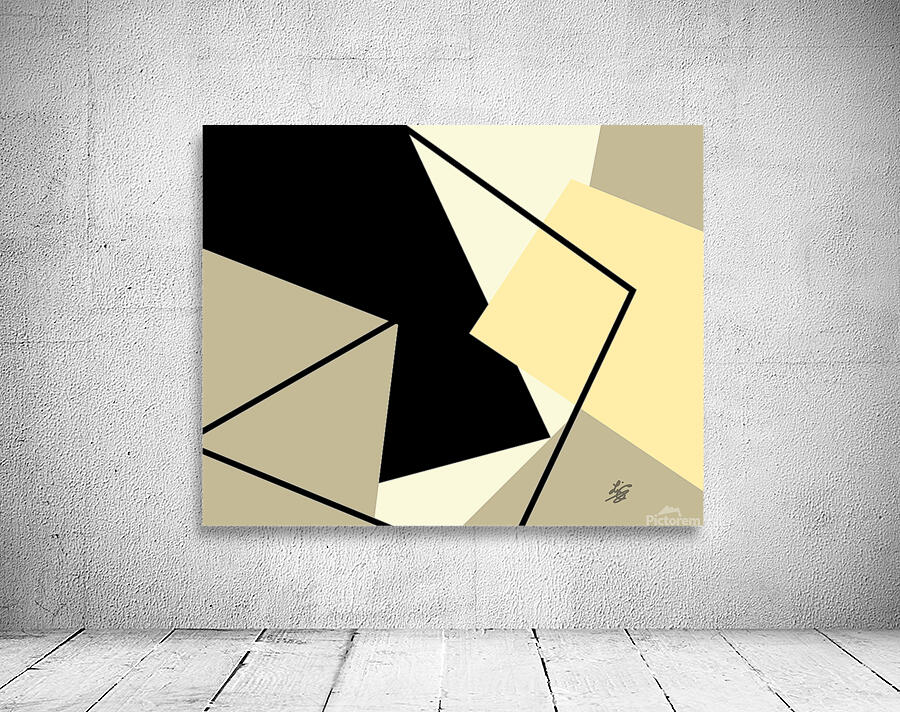 Geometric Abstract Shapes Wall Preview