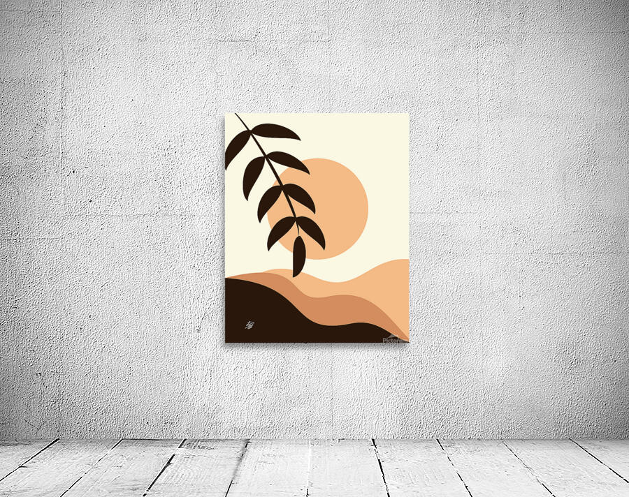 Botanical Leaf Boho Abstract Wall Preview