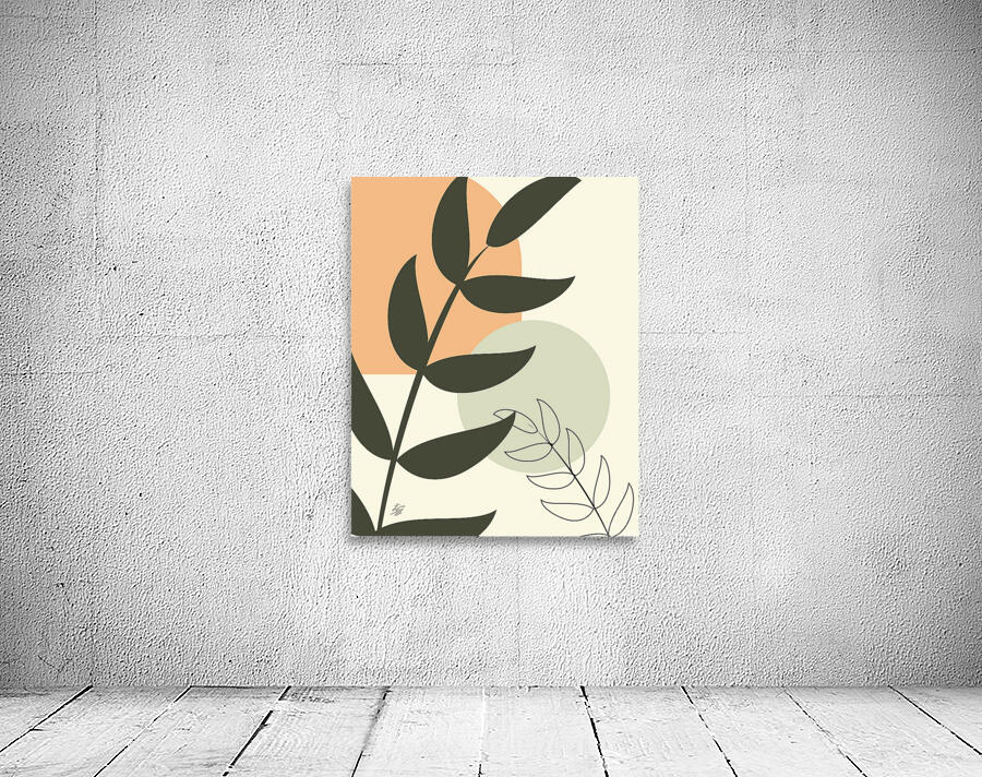 Modern Botanical Abstract Wall Preview