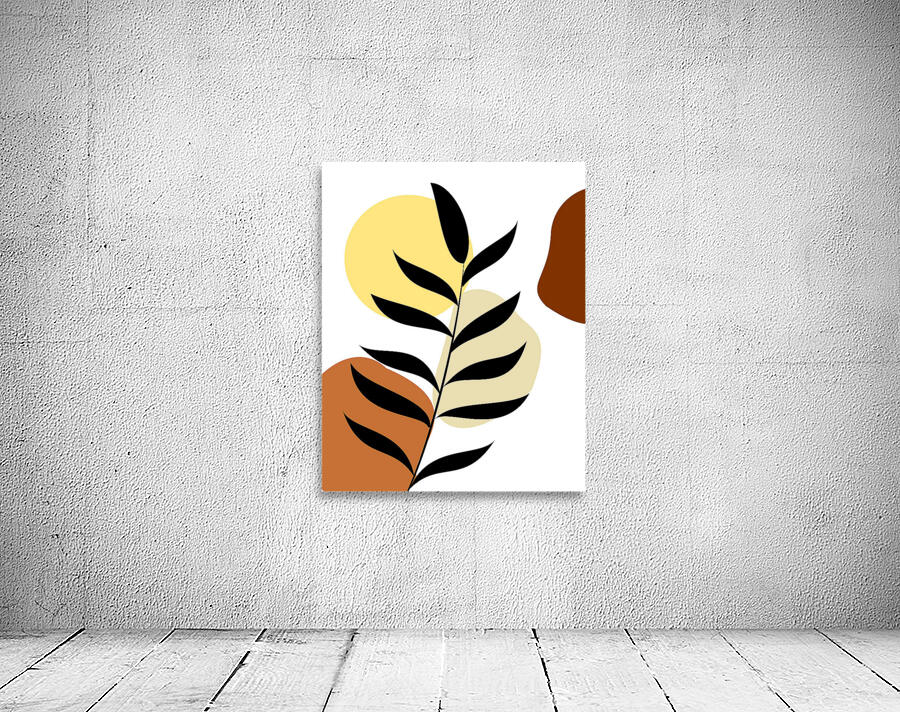 Boho Leaf Art Wall Preview