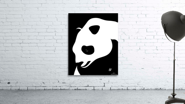 Giant Panda Portrait Wall Preview