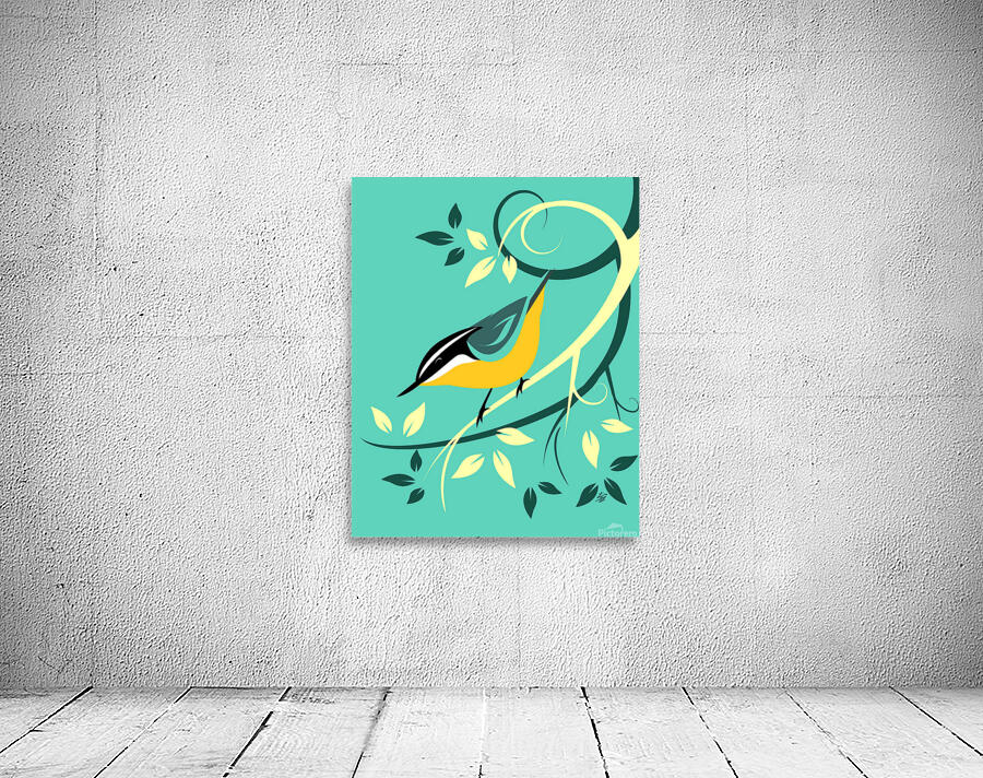Red Breasted Nuthatch Wall Preview