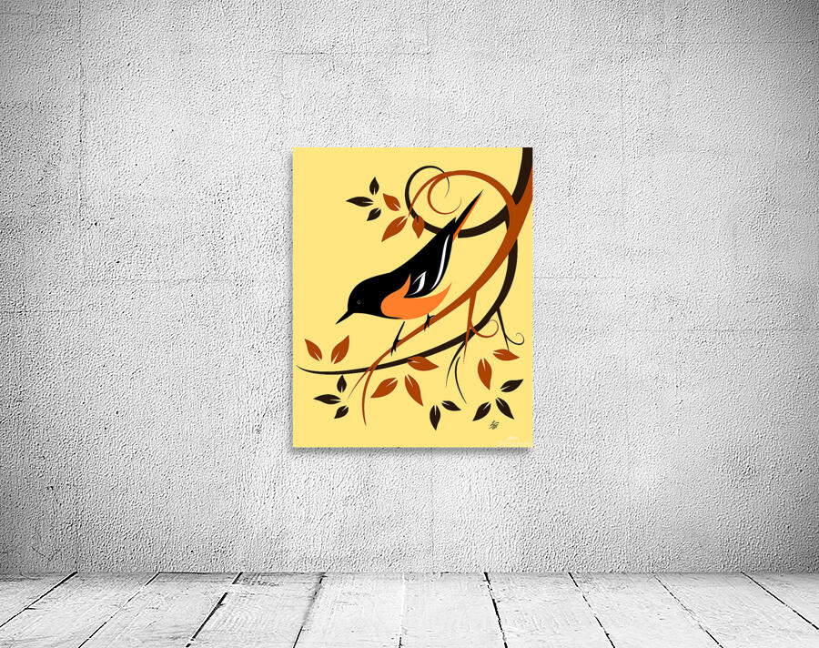 Baltimore Oriole Bird Wall Preview