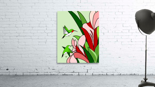 Ruby-throated Hummingbird Wall Preview