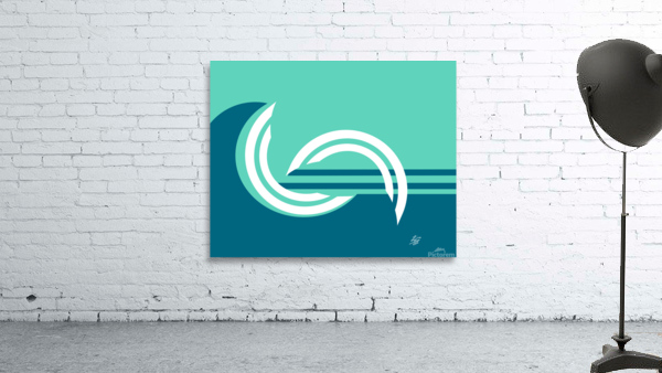 Ocean Wave Abstract Wall Preview