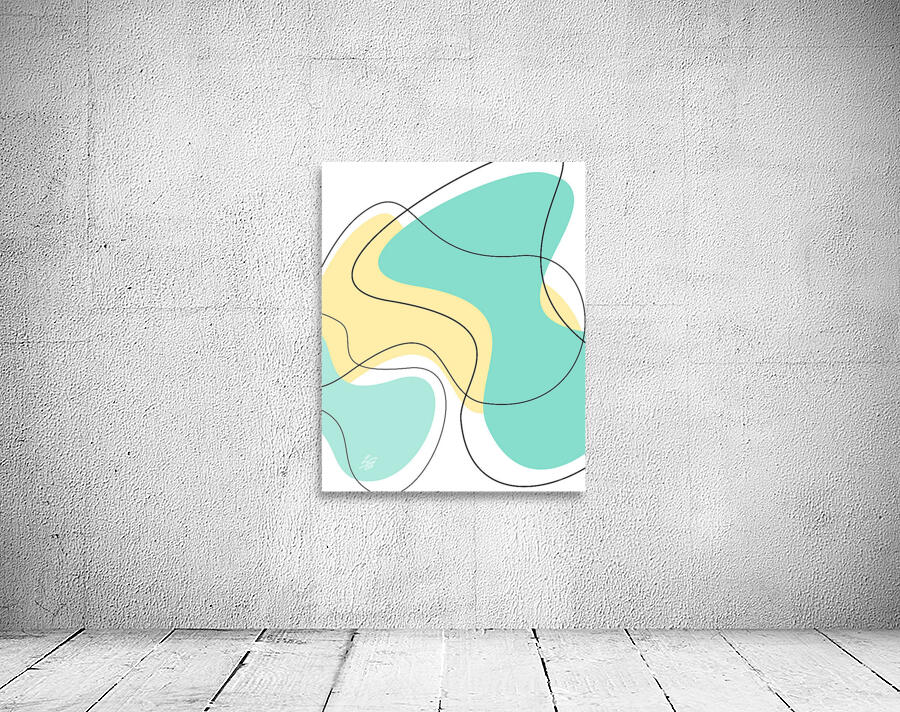 Abstract Thin Line Scribbles Wall Preview