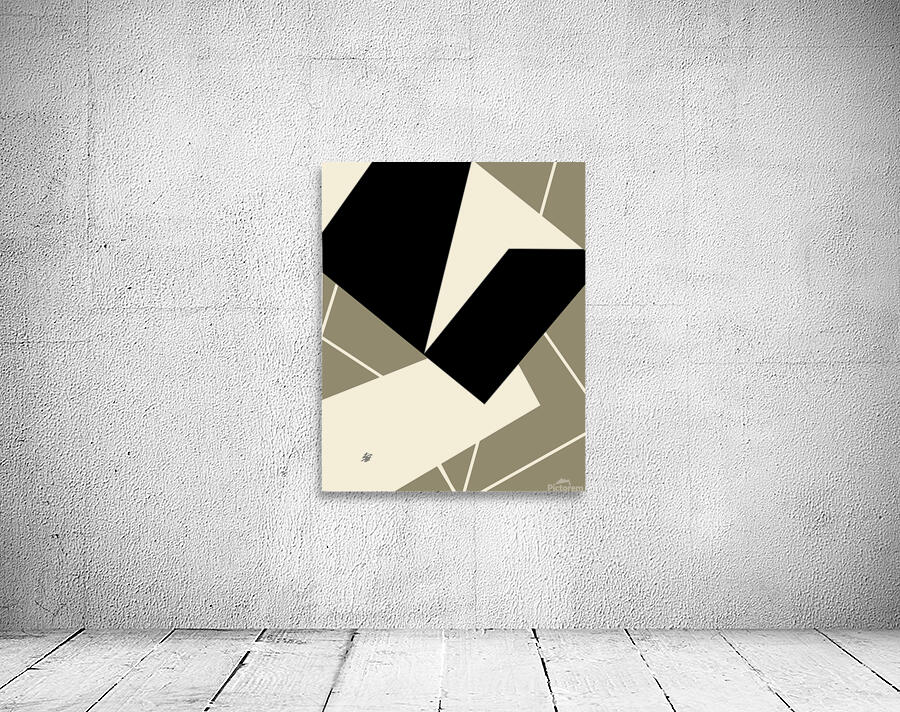 Geometric Abstract Beige Wall Preview