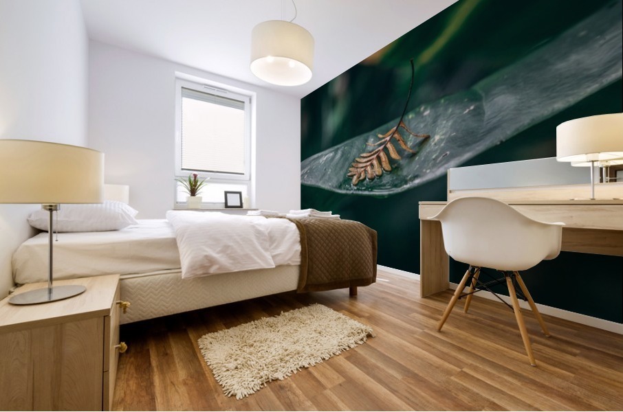 Leafed Alone Mural print