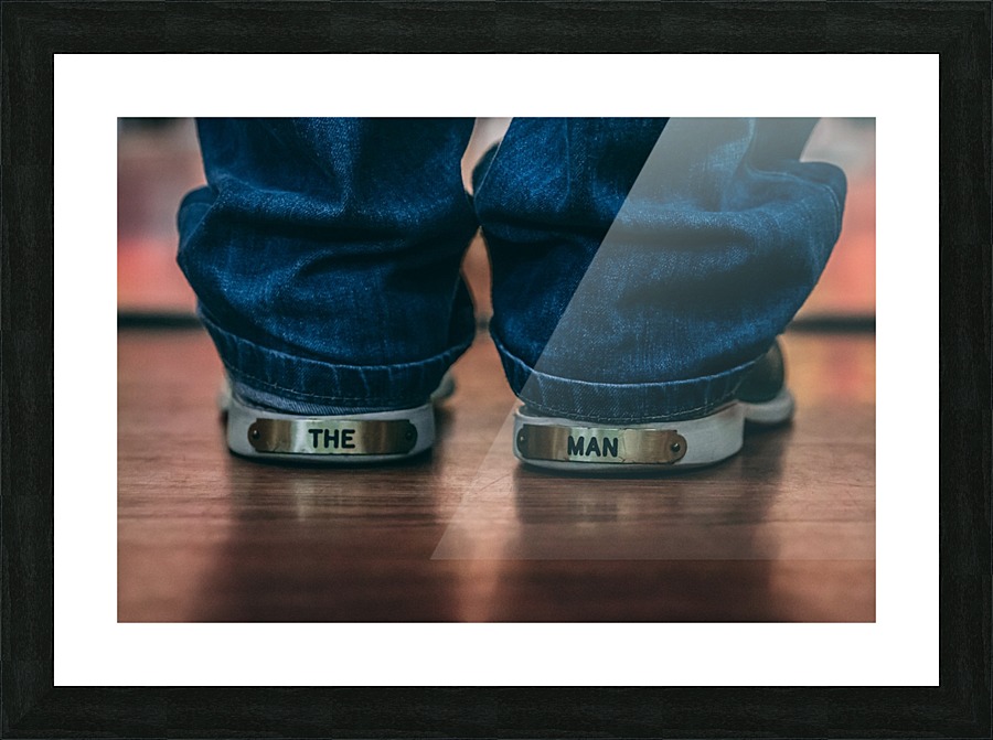 The Man Picture Frame print