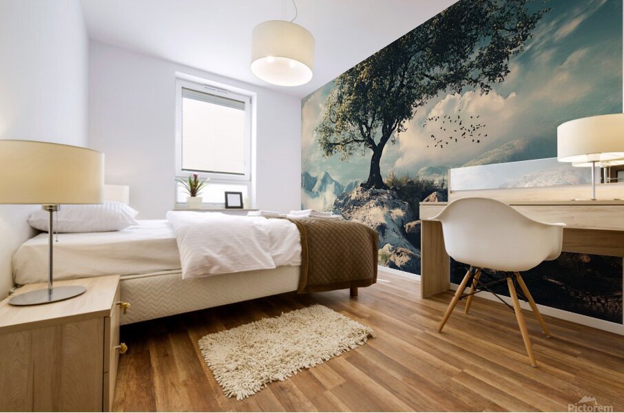 Solitude in Stone Mural print