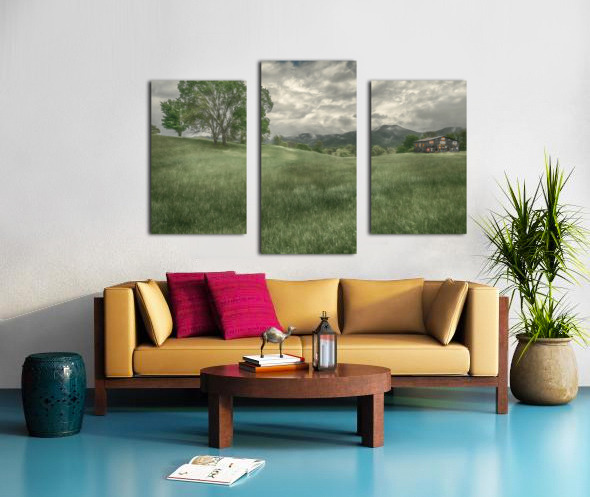 Signing the Barn Canvas print
