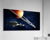 Saturn Fly-By Acrylic Print