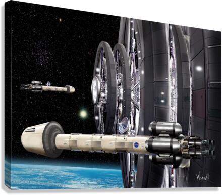 Entering Oneil colony Canvas Print